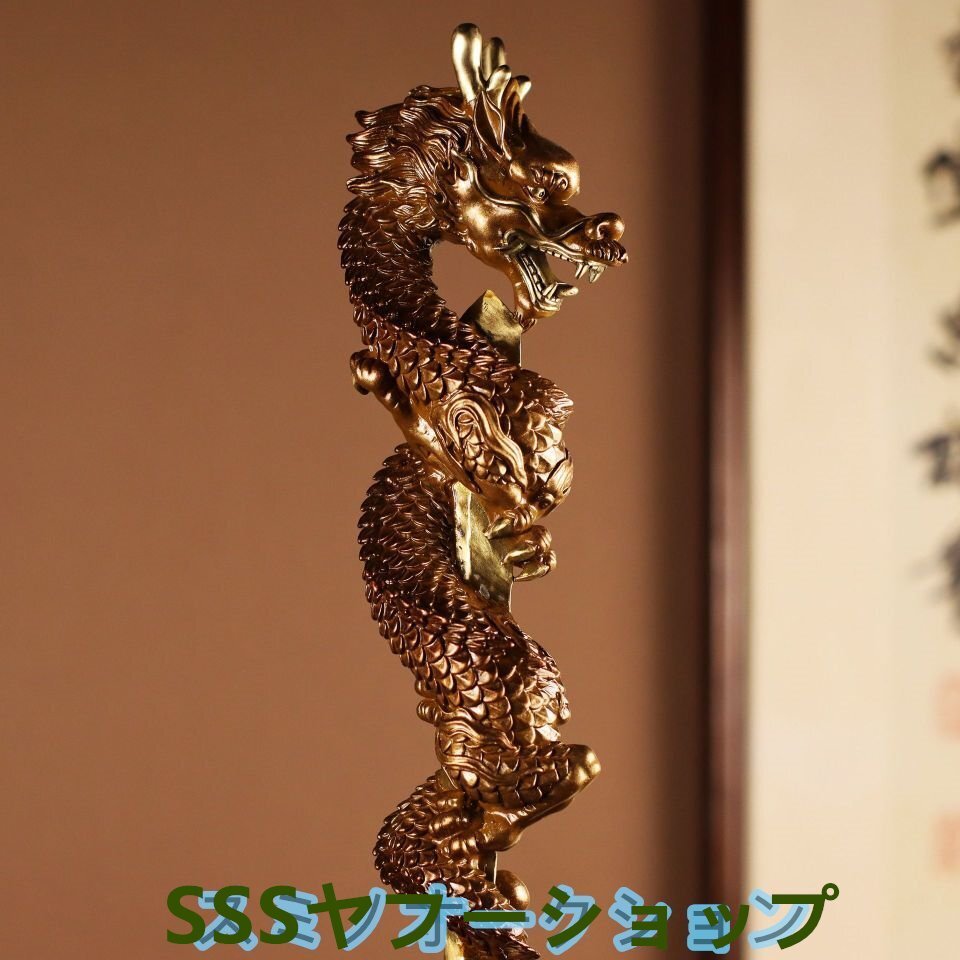 密教法具「倶利伽羅龍王」 真鍮製 倶利伽羅剣（総高50cm、幅14cm、奥行き8cm）_画像3