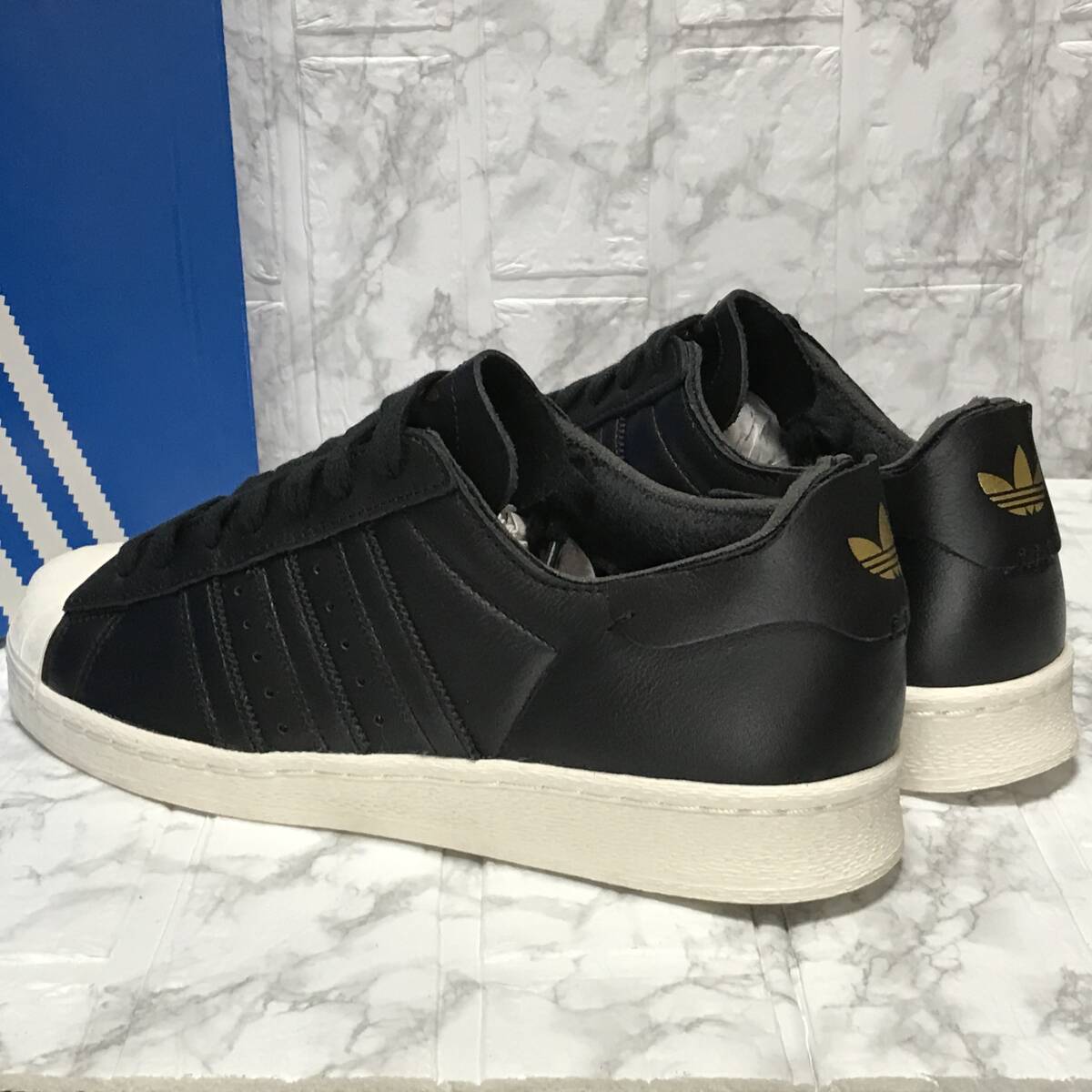 【新品/箱付】27.5cm★adidas ORIGINALS（アディダス オリジナルス） SUPERSTAR 82（スーパースター８２）復刻モデル★ブラック/ホワイト_画像5