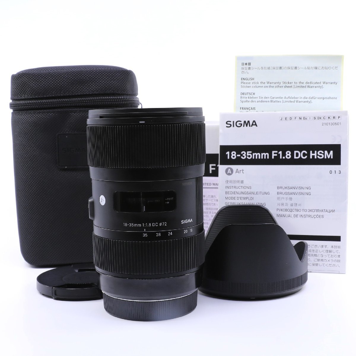 ＜良品＞ SIGMA シグマ 18ー35mm F1.8 DC HSM Canon EFーSマウント_画像1