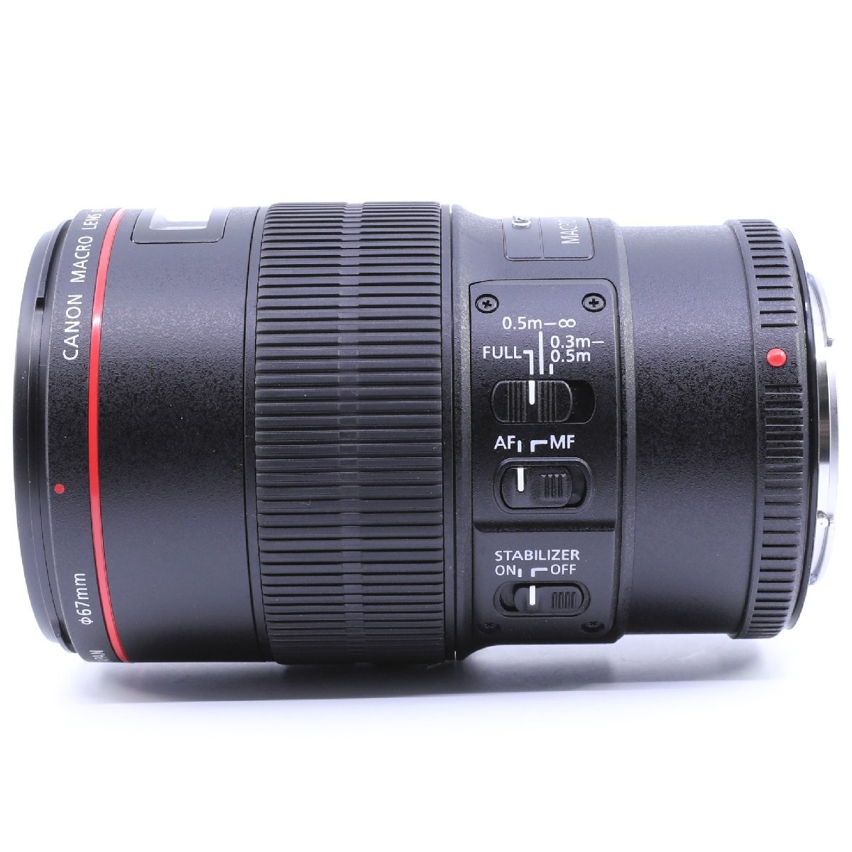 ＜ほぼ新品＞ Canon 単焦点マクロレンズ キヤノン EFマウント EF100mm F2.8L マクロ IS USM フルサイズ対応の画像5