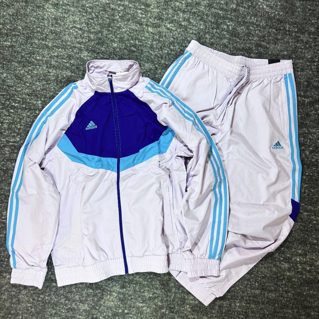 【格安送料】新品未使用 adidas Lサイズ アディダス セットアップ ウーブン ジャージ ジム トレーニング ジャケット パンツ ボトムス 正規