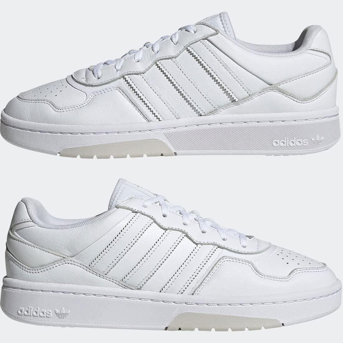 新品未使用 adidas Originals 26.5cm アディダス オリジナルス COURTC コーティック レザー スニーカー シューズ ホワイト 白 箱有り_画像7