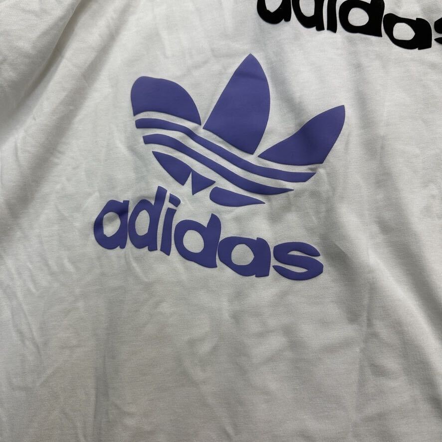 【格安送料】新品未使用 adidas Originals Lサイズ アディダス オリジナルス ロンT カットソー Tシャツ ホワイト 白 トレフォイル 正規品_画像4