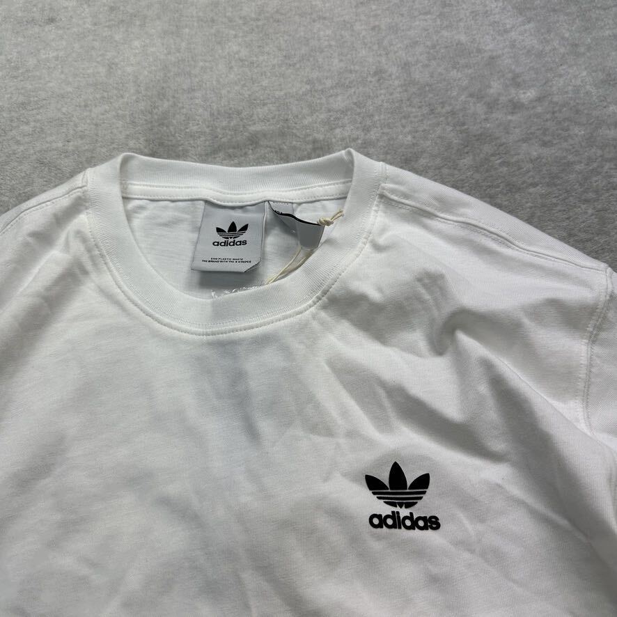 【格安送料】新品未使用 adidas Originals Lサイズ アディダス オリジナルス ロンT カットソー Tシャツ ホワイト 白 トレフォイル 正規品_画像5