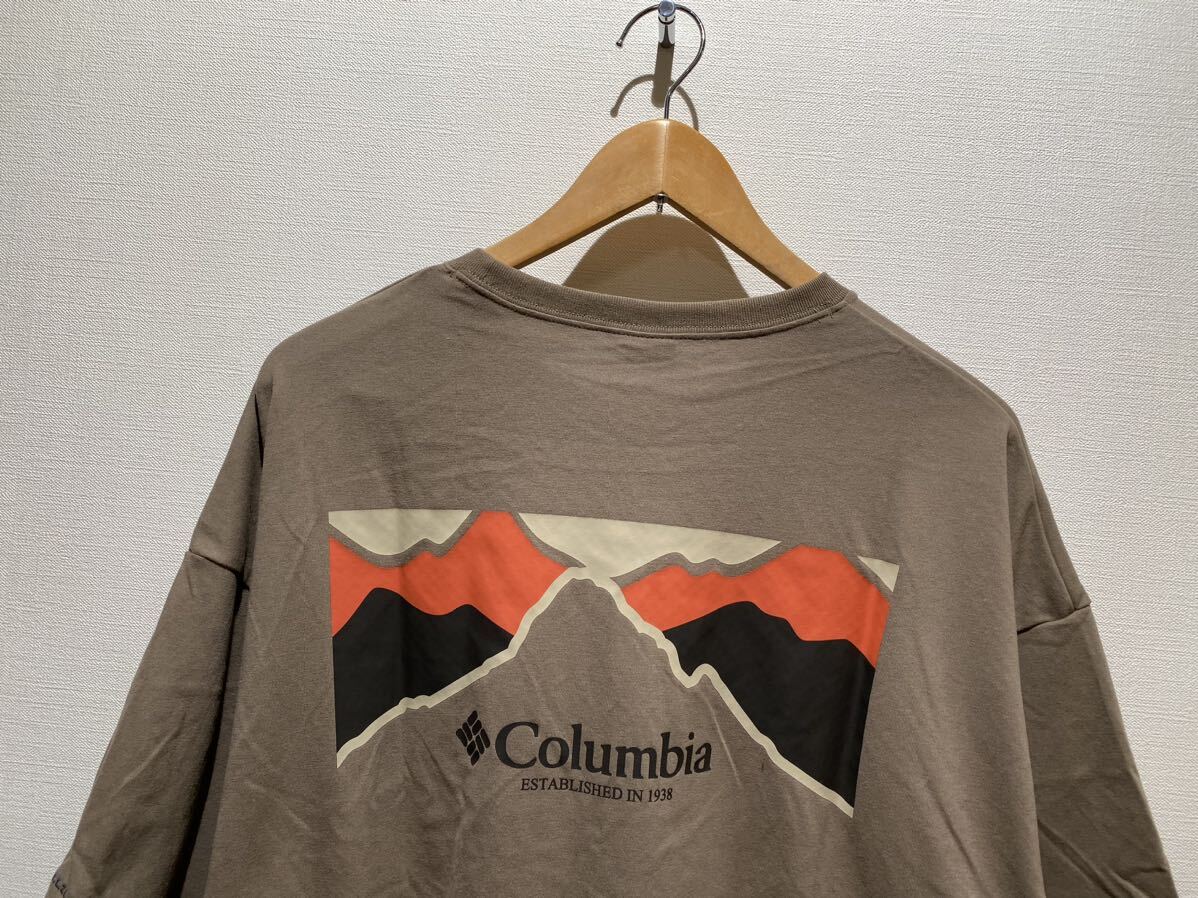 ★ 24SS コロンビア Columbia メンズ コールド ベイ ダッシュ ショートスリーブティー 半袖Tシャツ sizeL ベージュ 新品未使用タグ付