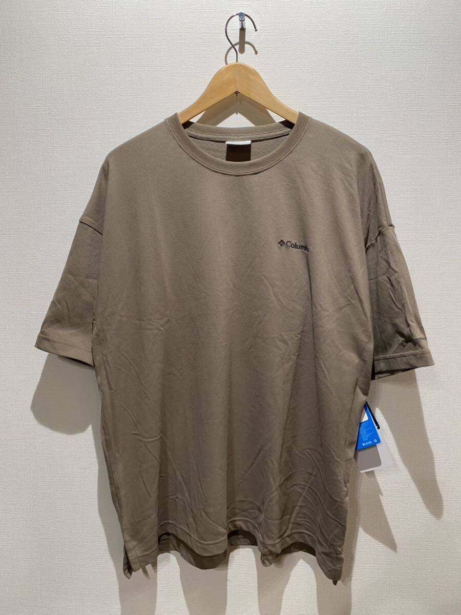 ★ 24SS コロンビア Columbia メンズ コールド ベイ ダッシュ ショートスリーブティー 半袖Tシャツ sizeL ベージュ 新品未使用タグ付