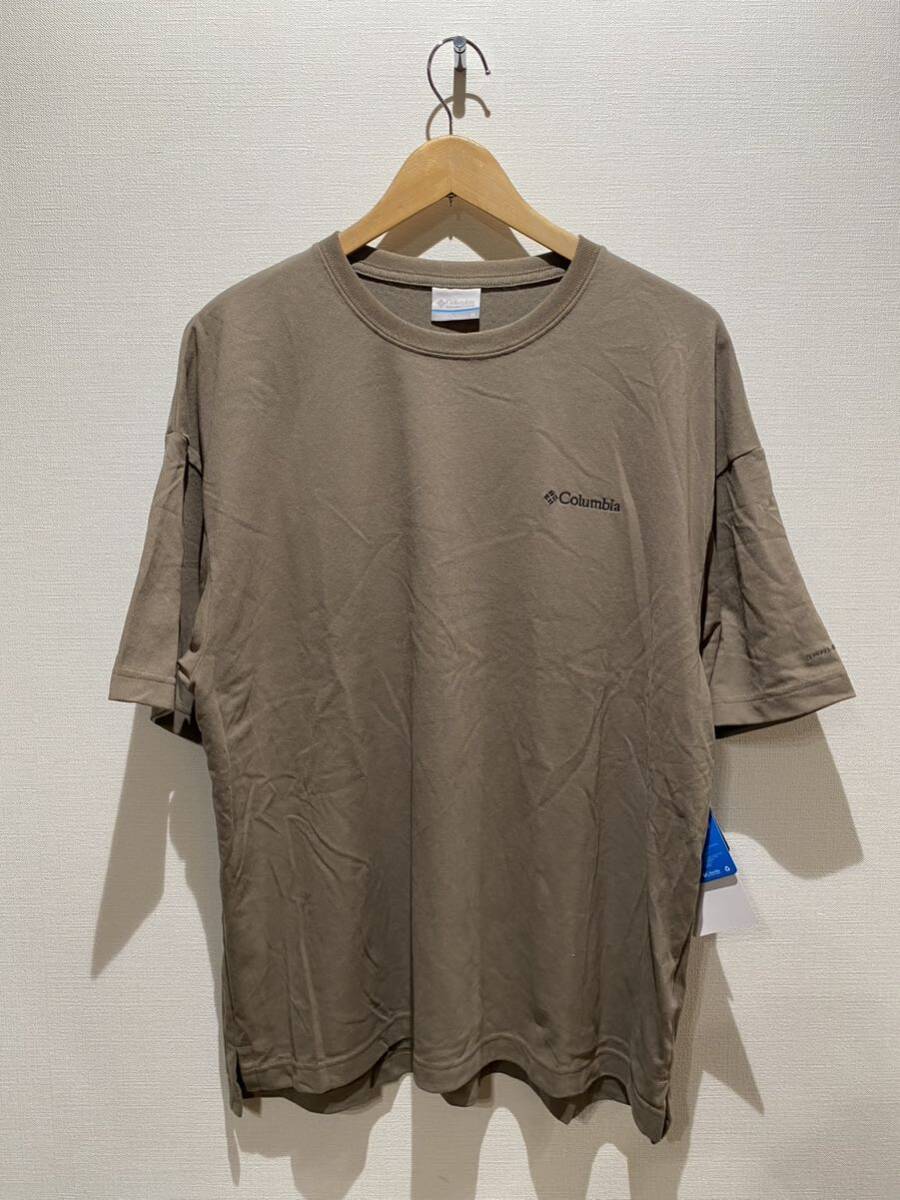 ★ 24SS コロンビア Columbia メンズ コールド ベイ ダッシュ ショートスリーブティー 半袖Tシャツ sizeM ベージュ 新品未使用タグ付