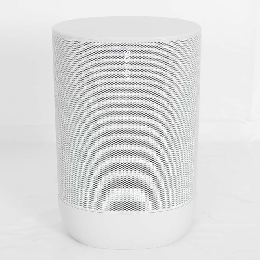 【美品】Sonos Move MOVE1JP1 ルナーホワイト スマートスピーカー Bluetooth/AirPlay 2/Wi-Fi/ストリーミング対応 Alexa搭載 ソノス 本体_画像2