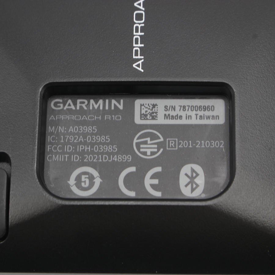 【美品】GARMIN Approach R10 010-02356-04 ポータブル弾道測定器 ゴルフシミュレーター アプローチ ガーミン 本体_画像4