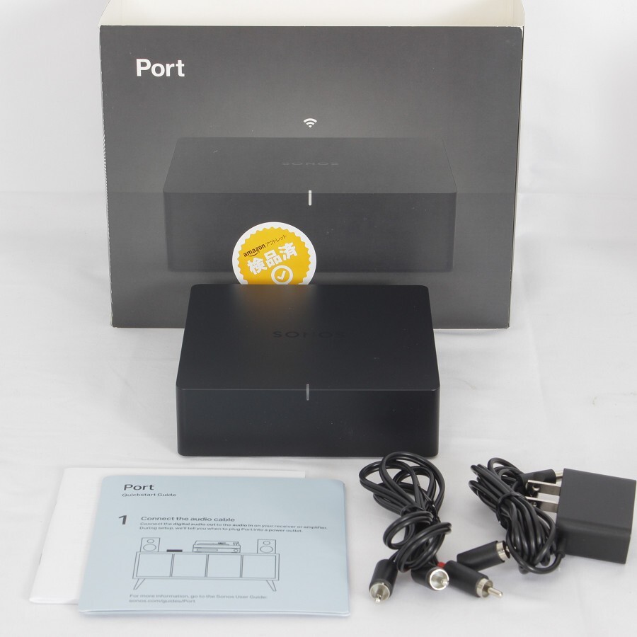 Sonos Port ネットワークオーディオレシーバー PORT1JP1BLK ソノス ポート 本体_画像1