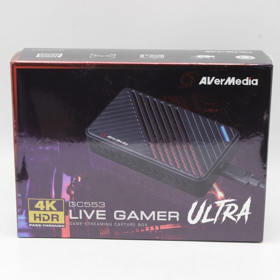 【美品】AVerMedia Live Gamer Ultra GC553 パススルー対応 ゲームキャプチャーボックス アバーメディア 本体_画像9