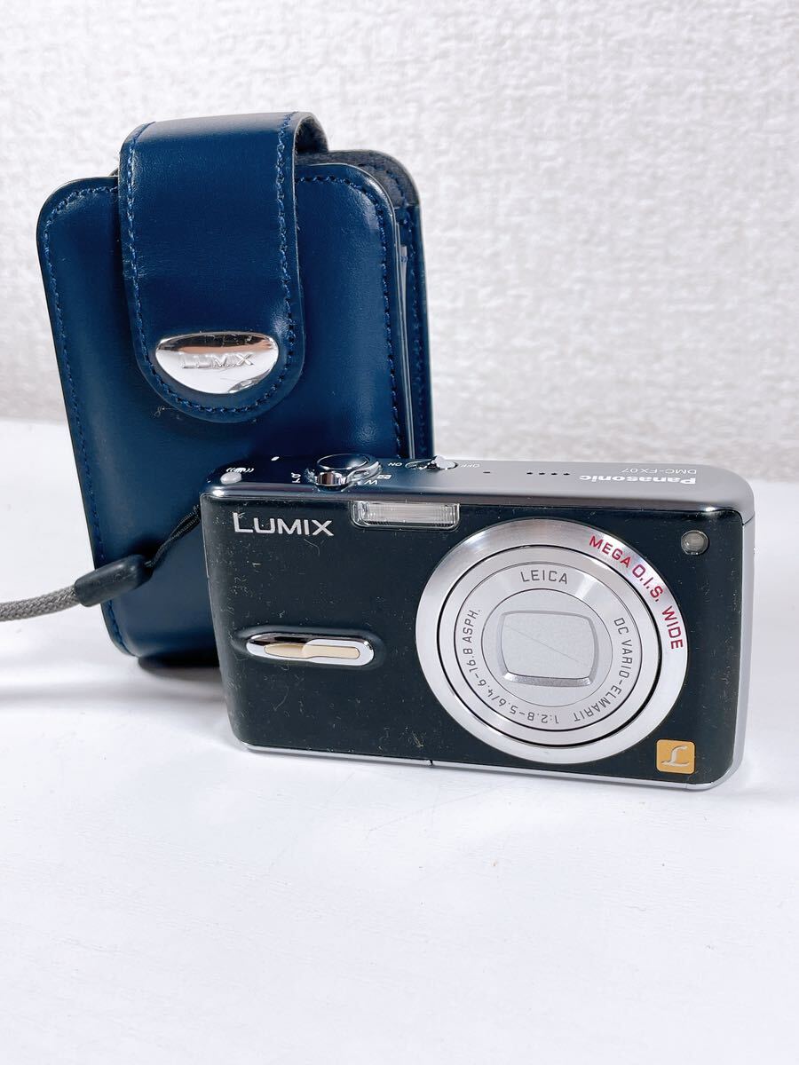 504 Panasonic パナソニック LUMIX DMC-FX07 コンパクトデジタルカメラ 未チェックジャンク_画像1