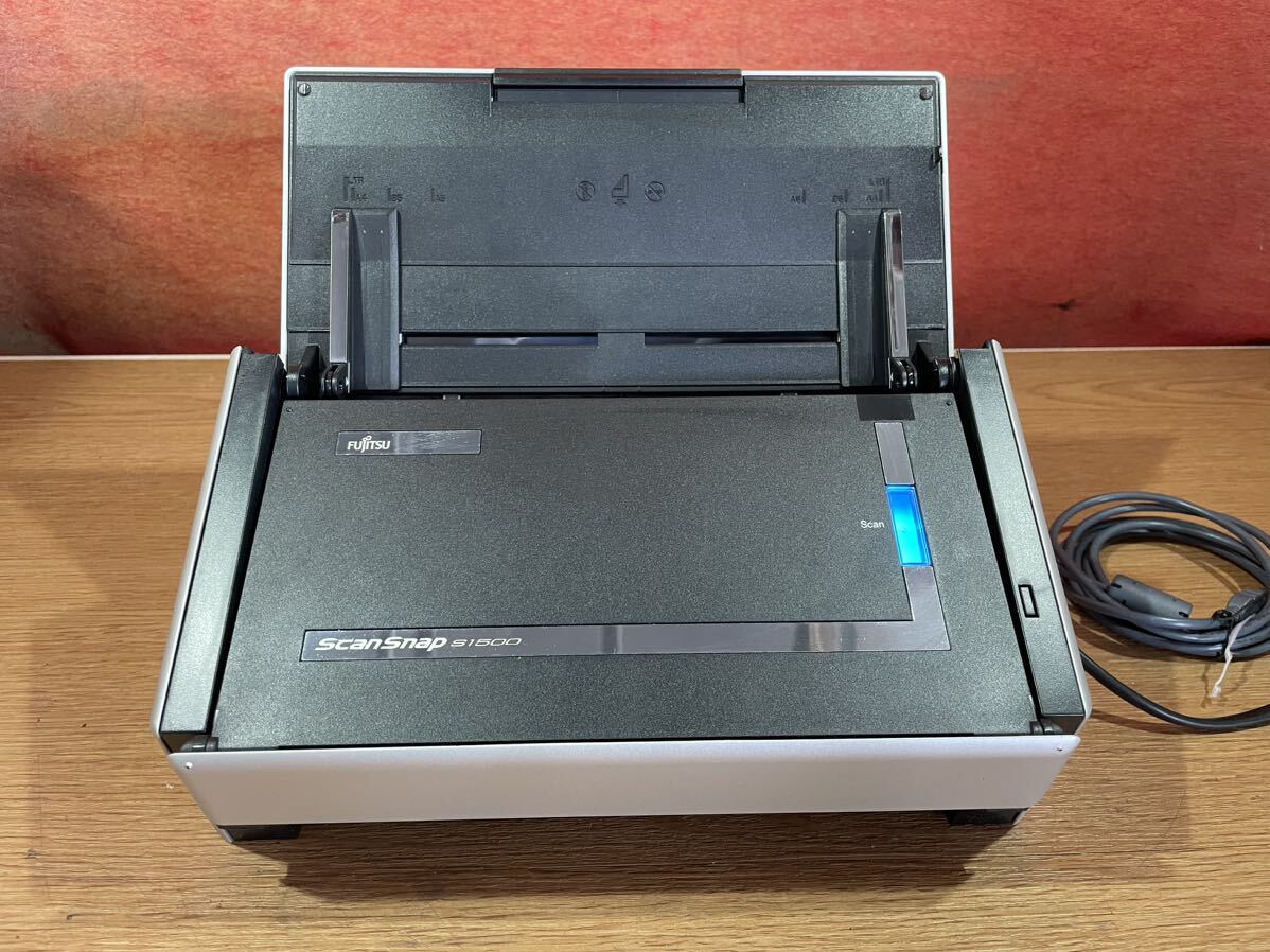 FUJITSU ScanSnap S1500 / 中古品 通電のみ確認済み スキャナー _画像3