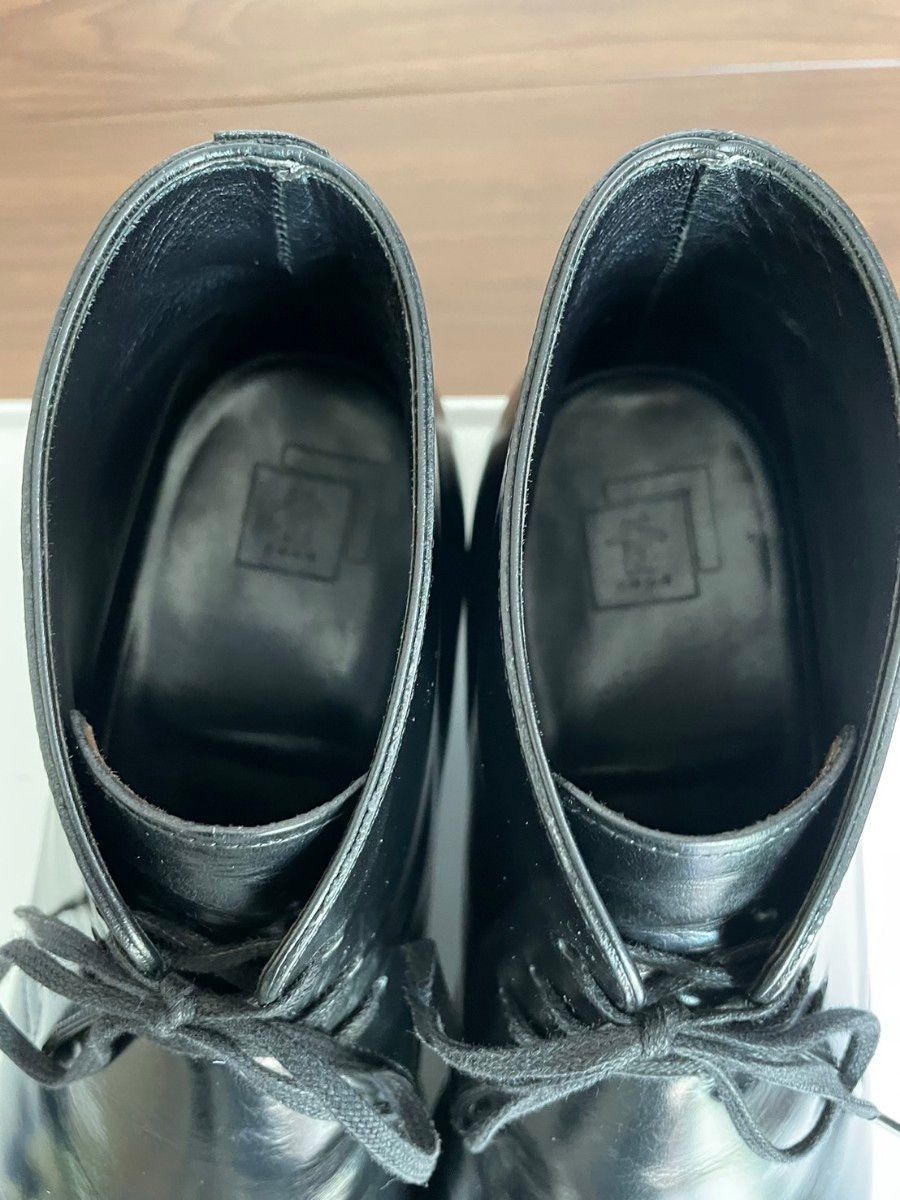 三陽山長 長伍郎 チャッカブーツ 黒 ブラック size8 1/2|Yahoo 三陽山長 長伍郎 チャッカブーツ 黒 ブラック size8 1/2|Yahoo