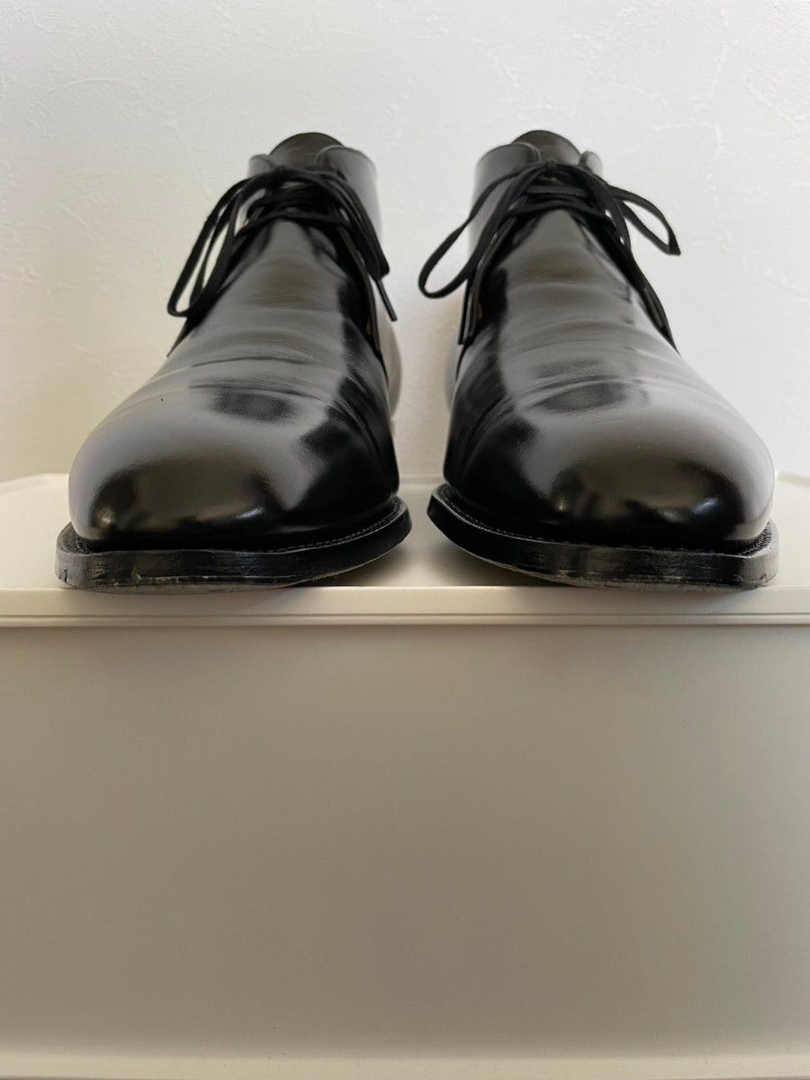 三陽山長 長伍郎 チャッカブーツ 黒 ブラック size8 1/2|Yahoo 三陽山長 長伍郎 チャッカブーツ 黒 ブラック size8 1/2|Yahoo