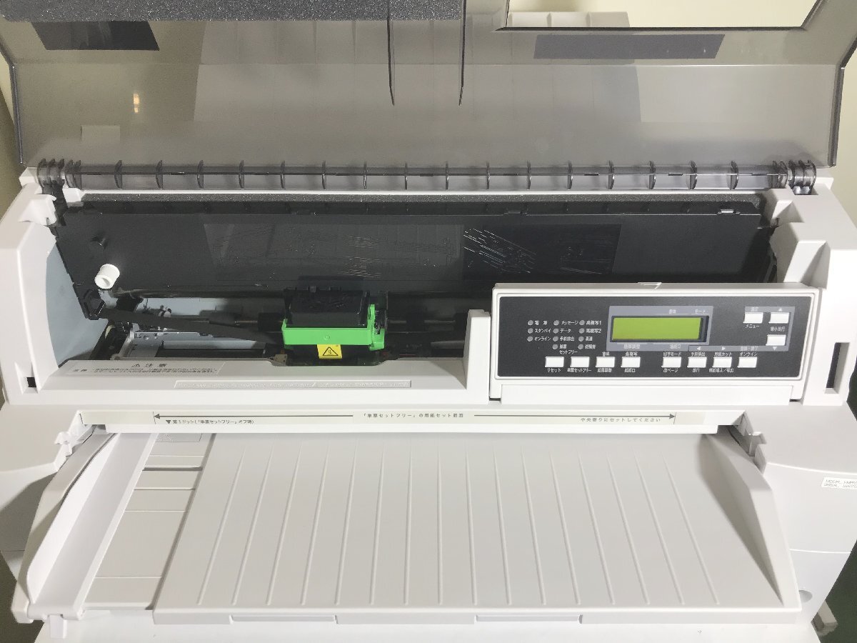 [ Saitama departure ][FUJITSU] действующий машина матричный принтер FMPR5430 2020 год производства!*LAN панель установка * рабочее состояние подтверждено * (11-2876)