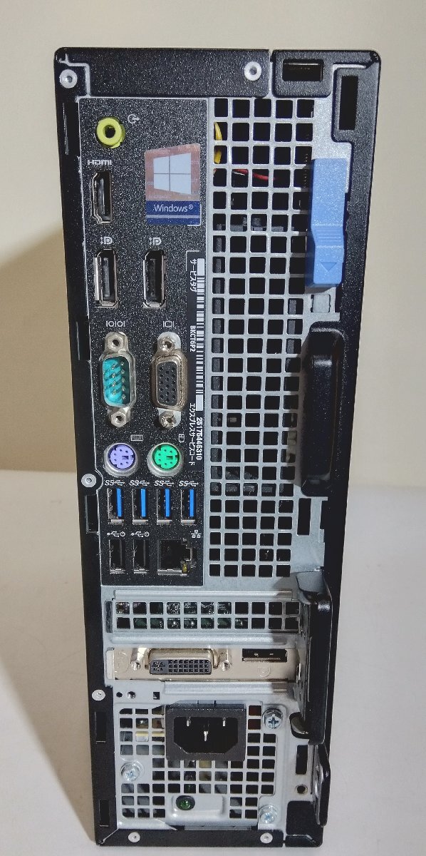 【埼玉発】【Dell】デスクトップPC　OptiPlex 7050　Core i7-7700@3.6GHz / 8GB RAM / 500GB HDD / Win10 Pro (5-1234)_画像5