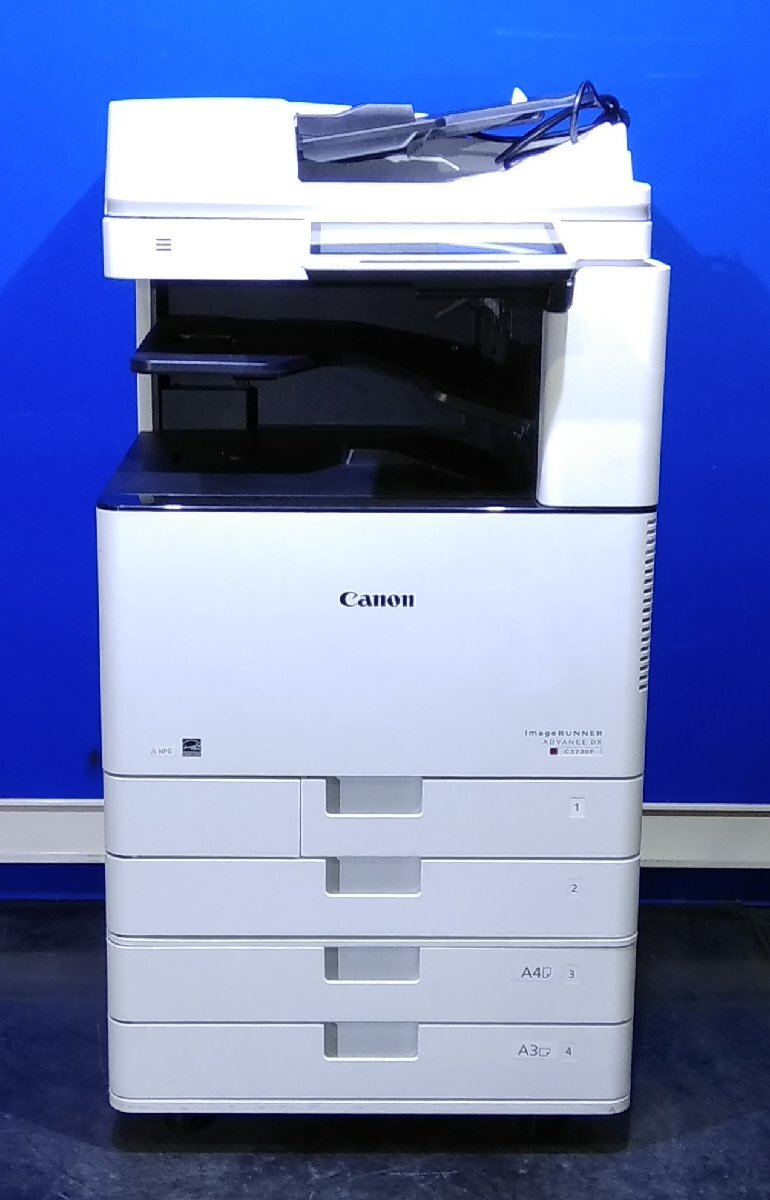 【越谷発】【CANON】A３カラー複合機 ☆imageRUNNER ADVANCE DX C3720F☆ 極少カウンター7,845枚★動作確認済み★ (12913)_画像2