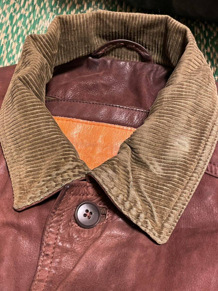 Timberland ティンバーランド レザーハンティング ジャケット 茶 Timberland ティンバーランド レザーハンティング ジャケット 茶