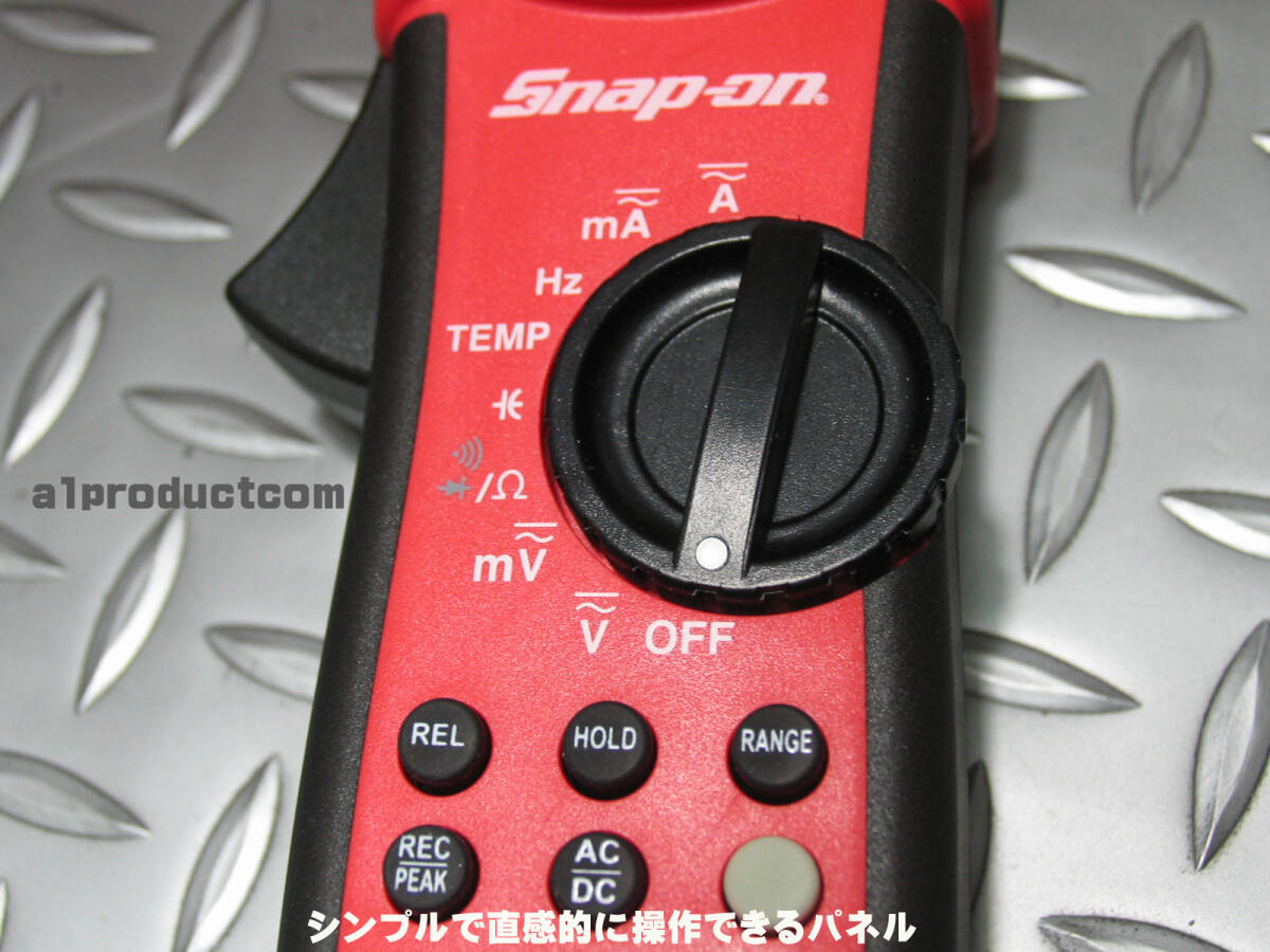 スナップオン Snap-on 自動車用マルチテスター 1mA低電流クランプメーター EEDM570J 新品_画像4