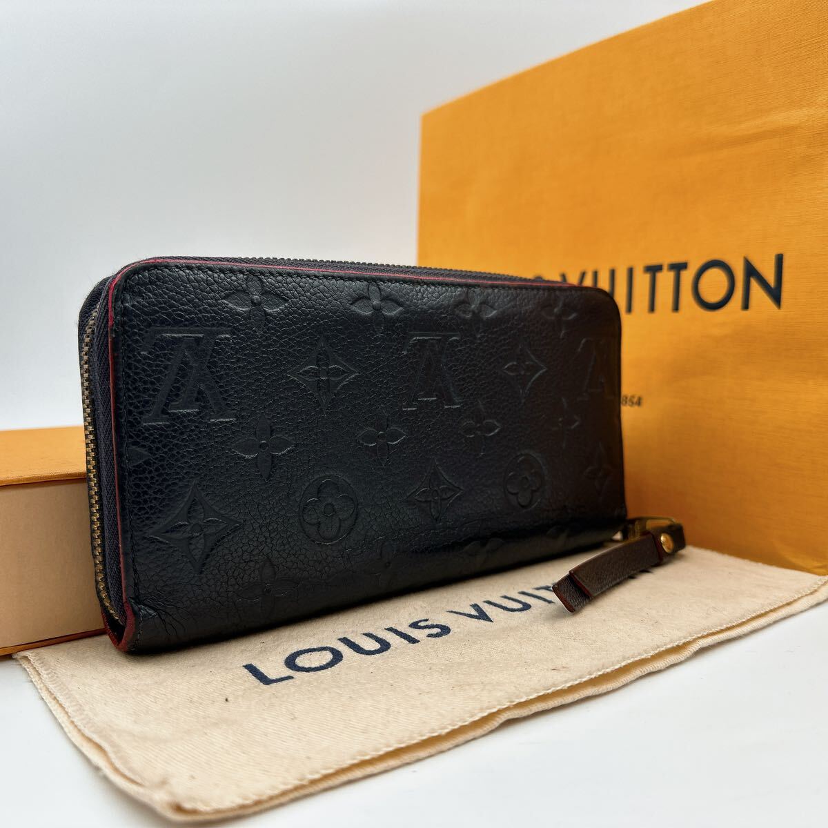 2657【美品】LOUIS VUITTON ルイヴィトン モノグラム アンプラント ジッピーウォレット 長財布 ウォレット M61215/SP4130_画像2