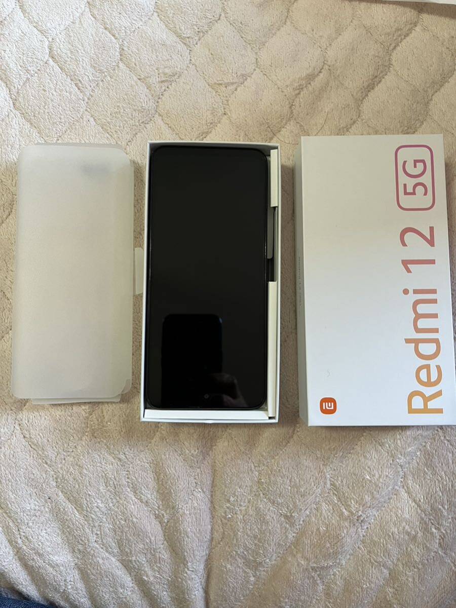 ３月２１日購入　Redmi 12 5G ミッドナイトブラック 128G_画像1