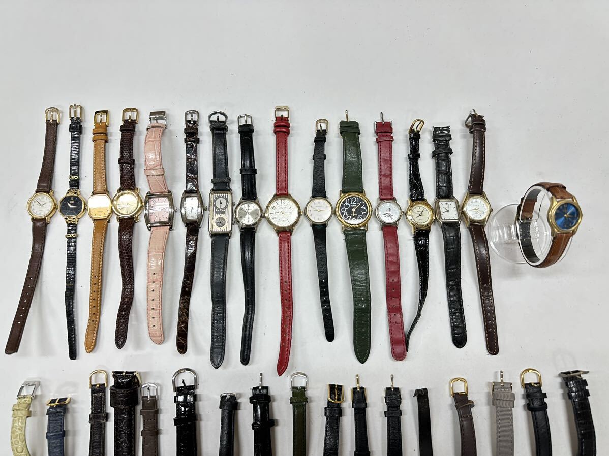 レディース 大量 50本 個 点 腕時計 セット まとめて SEIKO CITIZEN mila schon ROBERTA JUNCTION ZUCCA renoma ALBA 等 ジャンク F110_画像6