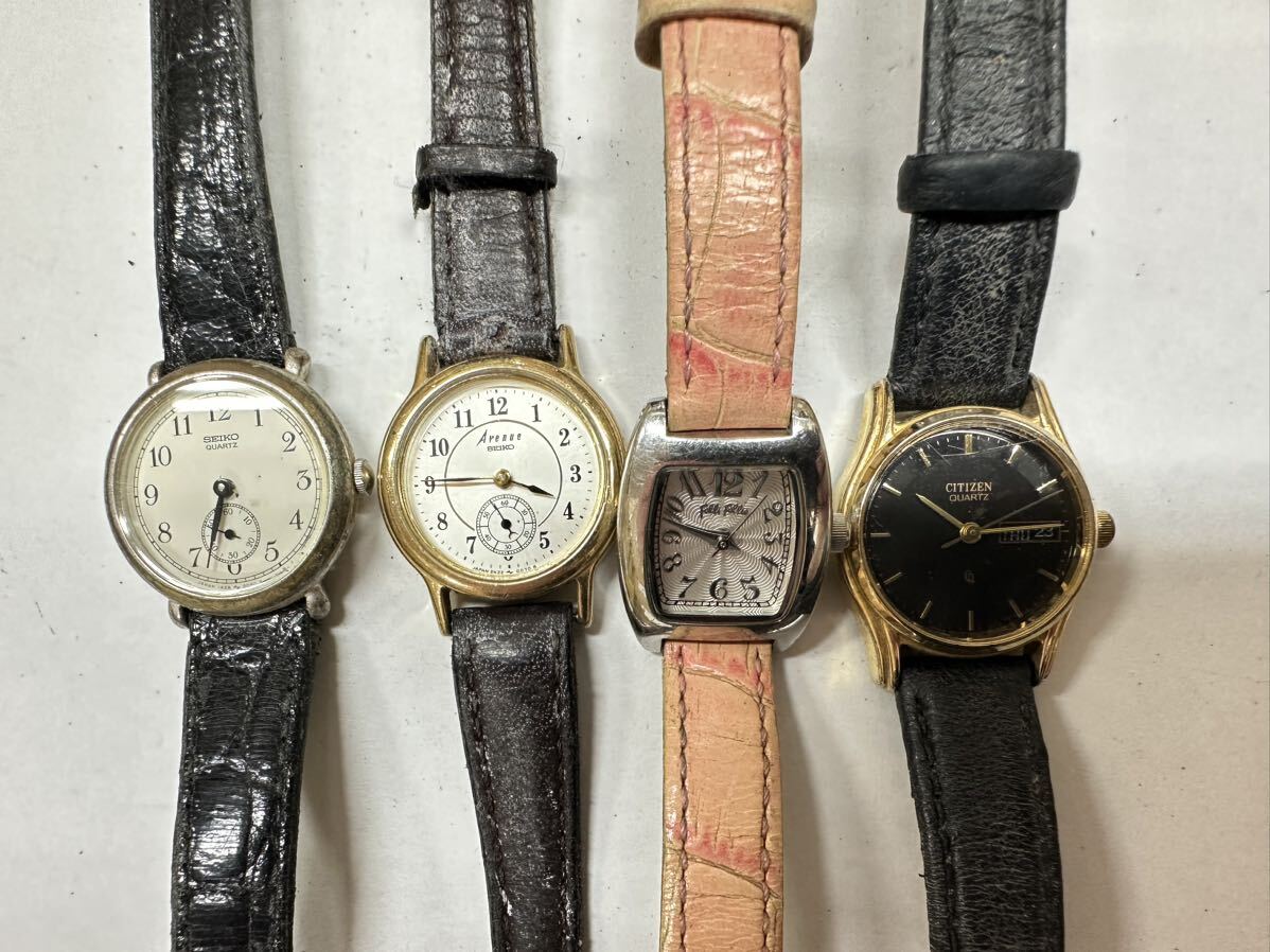 レディース 大量 50本 個 点 腕時計 セット まとめて SEIKO follie follie CITIZEN mila schon JUNCTION ROXY DKNY ALBA等 ジャンク F111の画像2