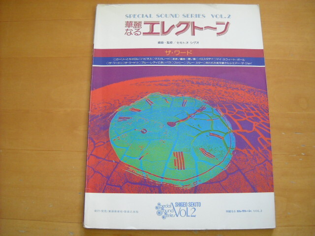 「華麗なるエレクトーン2 ザ・ワード セキトオシゲオ」別冊なしの画像1