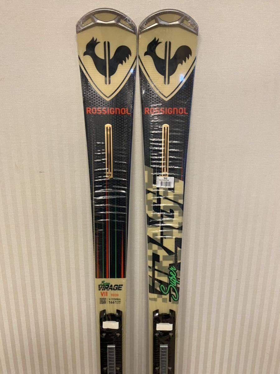 1円スタート！2023年モデルROSSIGNOL SUPER VIRAGE Ⅶ TECH KONECT 166cm スキー板 ロシニョール 基礎スキー デモスキー 定価¥160,600の画像2