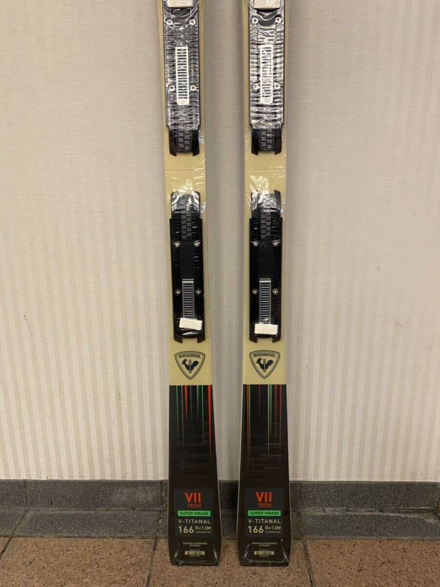 1円スタート！2023年モデルROSSIGNOL SUPER VIRAGE Ⅶ TECH KONECT 166cm スキー板 ロシニョール 基礎スキー デモスキー 定価¥160,600の画像3