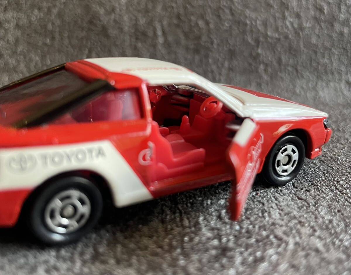 トミカ/TOMICA/TOYOTA/トヨタ/CELICA/2000GT-R/GT-FOUR/No.33/1/53/トミカくじV/トヨタ、ニッサンのトミカ/赤/TOMY/ミニカー/外箱付きの画像8