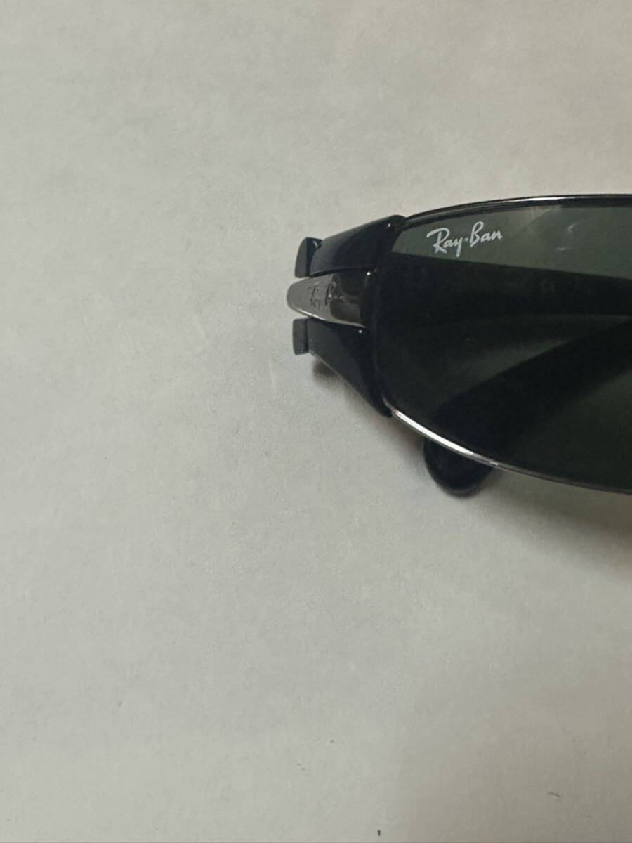 美品 レイバン 純正 偏光サングラス 偏光RB-3261 ポラライズド ダークグレーレンズ 004/71Ray Ban メンズ_画像5