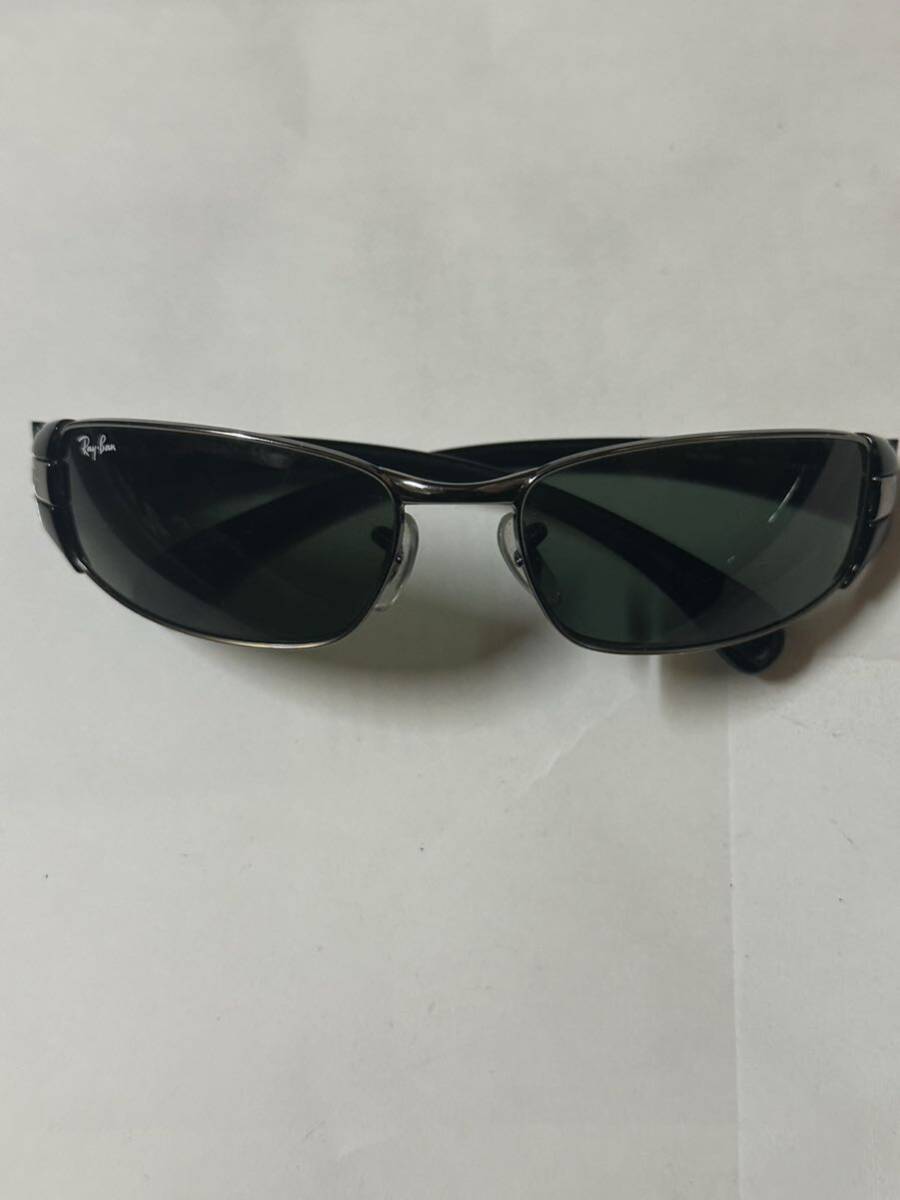 美品 レイバン 純正 偏光サングラス 偏光RB-3261 ポラライズド ダークグレーレンズ 004/71Ray Ban メンズ_画像4