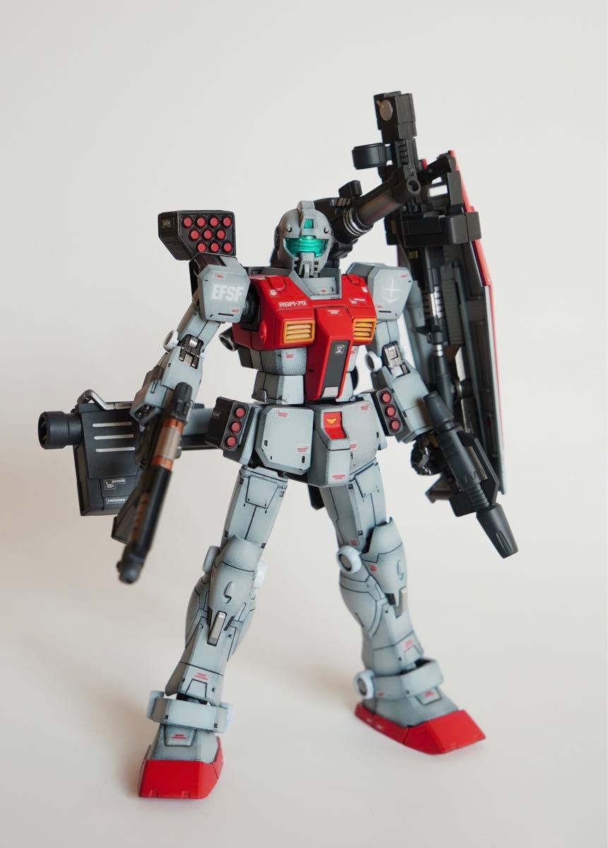 HG ジム MSD ( ショルダー・キャノン装備/ ミサイルポッド装備 HG ジム MSD ( ショルダー・キャノン装備/ ミサイルポッド装備
