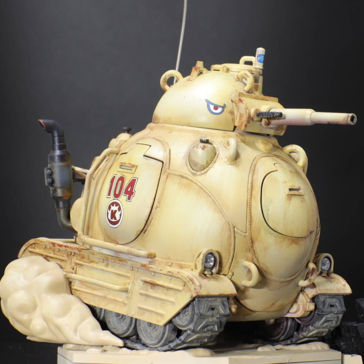 BANDAI SPIRITS SAND LAND サンドランド国王軍戦車隊104号車 1/35 塗装済 完成品_画像6