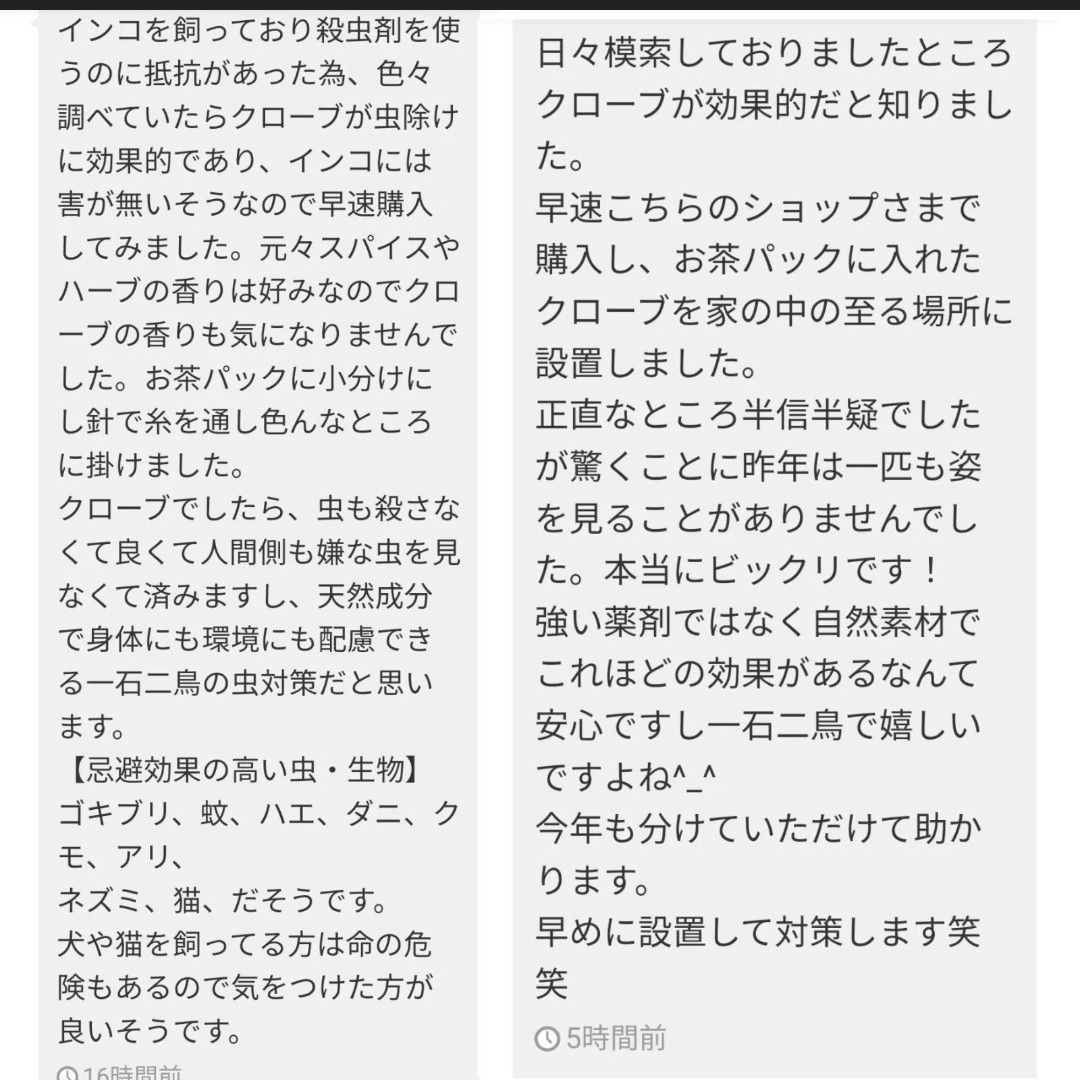 【キャンペーン価格】クローブホール100g×2 段ボール梱包なし