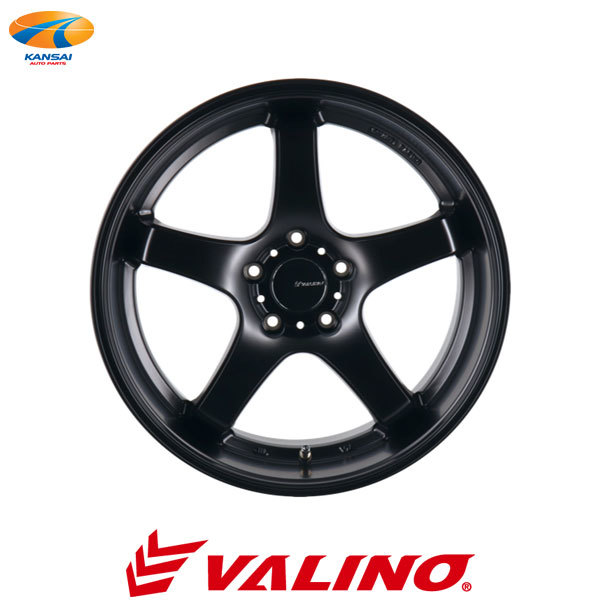 VALINO ヴァリノ 武将×Advanti RACING GV117D ホイール 18インチｘ8.5J 5H 114.3 +38 マットブラック 2本_画像2