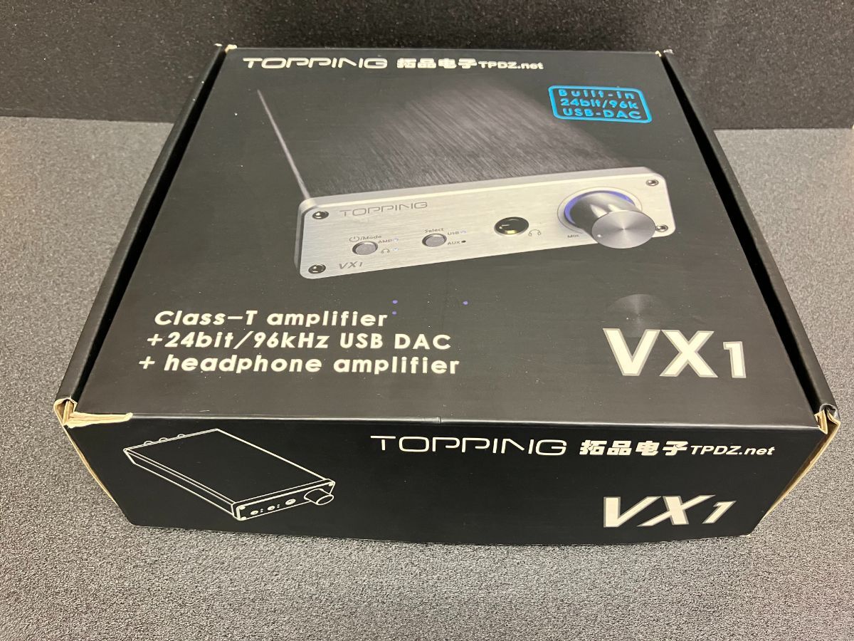 Topping トッピング VX1 HIFI デジタルアンプ USB DAC ヘッドホンアンプ　_画像8