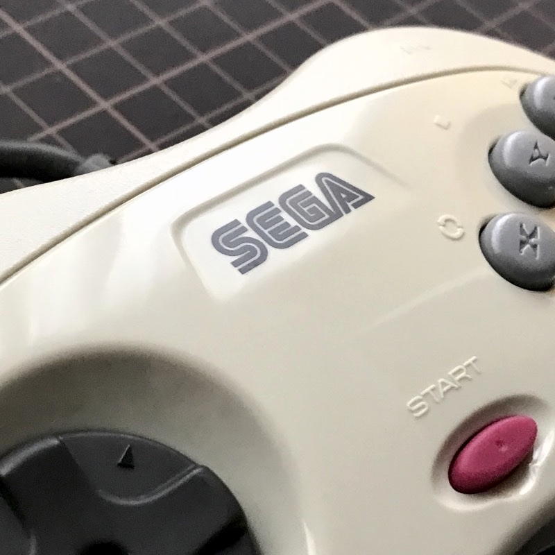 [ рабочее состояние подтверждено ] переиздание SEGA SATURN Sega Saturn / контроль накладка управление / mist gray белый / USB / ISS-5001-01