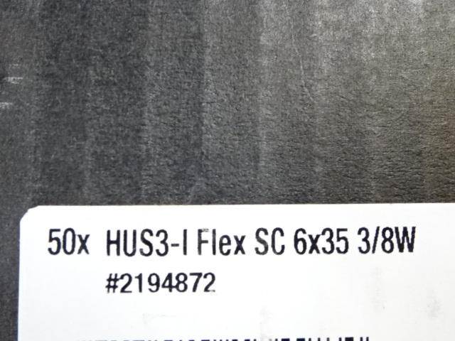 56-85/HILTIヒルティ 50x HUS3-1 Flex SC 6x55 3/8W メカニカルアンカー アンダーカット ねじ込み式 建築資材 大工用品 未使用_画像3