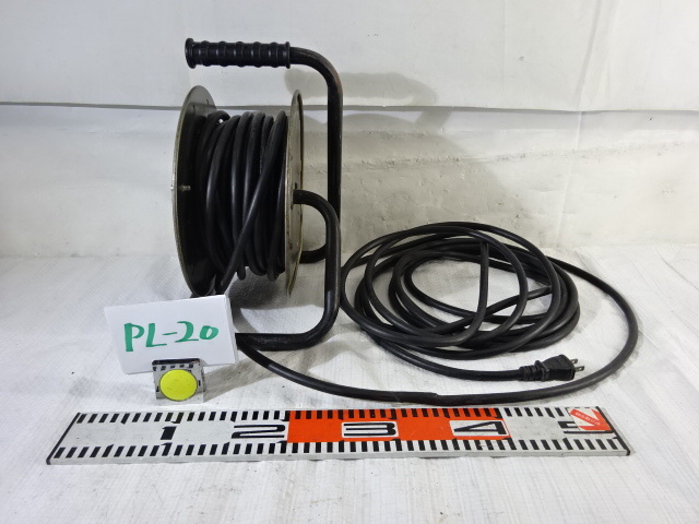 PL-20/TR-0212(TR-06) 電工ドラム 延長コード 電源コード リード線 電動工具 大工道具 DIY作業ツール_画像1