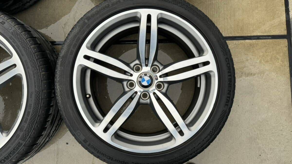 【鍛造】BMW E60 M5 純正 19in 8.5J +12 9.5J +28 PCD120 ダブルスポーク スタイリング167M 4本 格安 売り切り E63 M6 正規品 ホイール_画像4