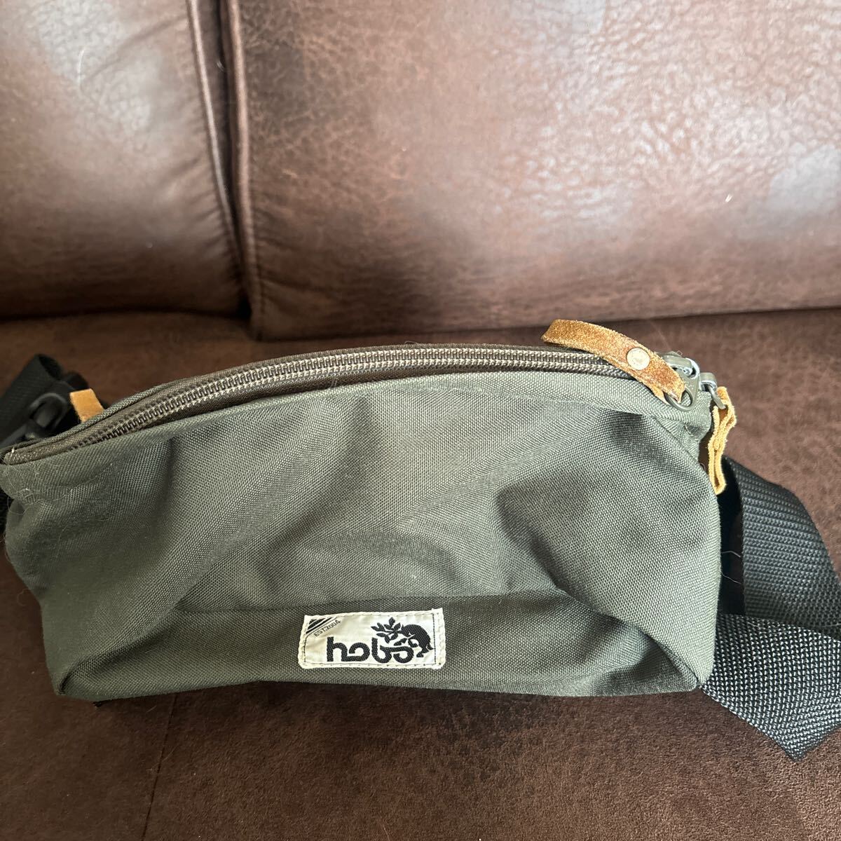 hobo ショルダーバッグ shoulder bag olive オリーブ ウエストバッグ waist bag nonnativeの画像2