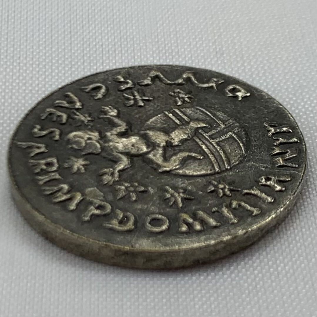 古代ローマ帝国古銭　貿易専用銀貨　約3.20g 稀少・前期タイプ　硬貨コインコレクション　g22_画像6