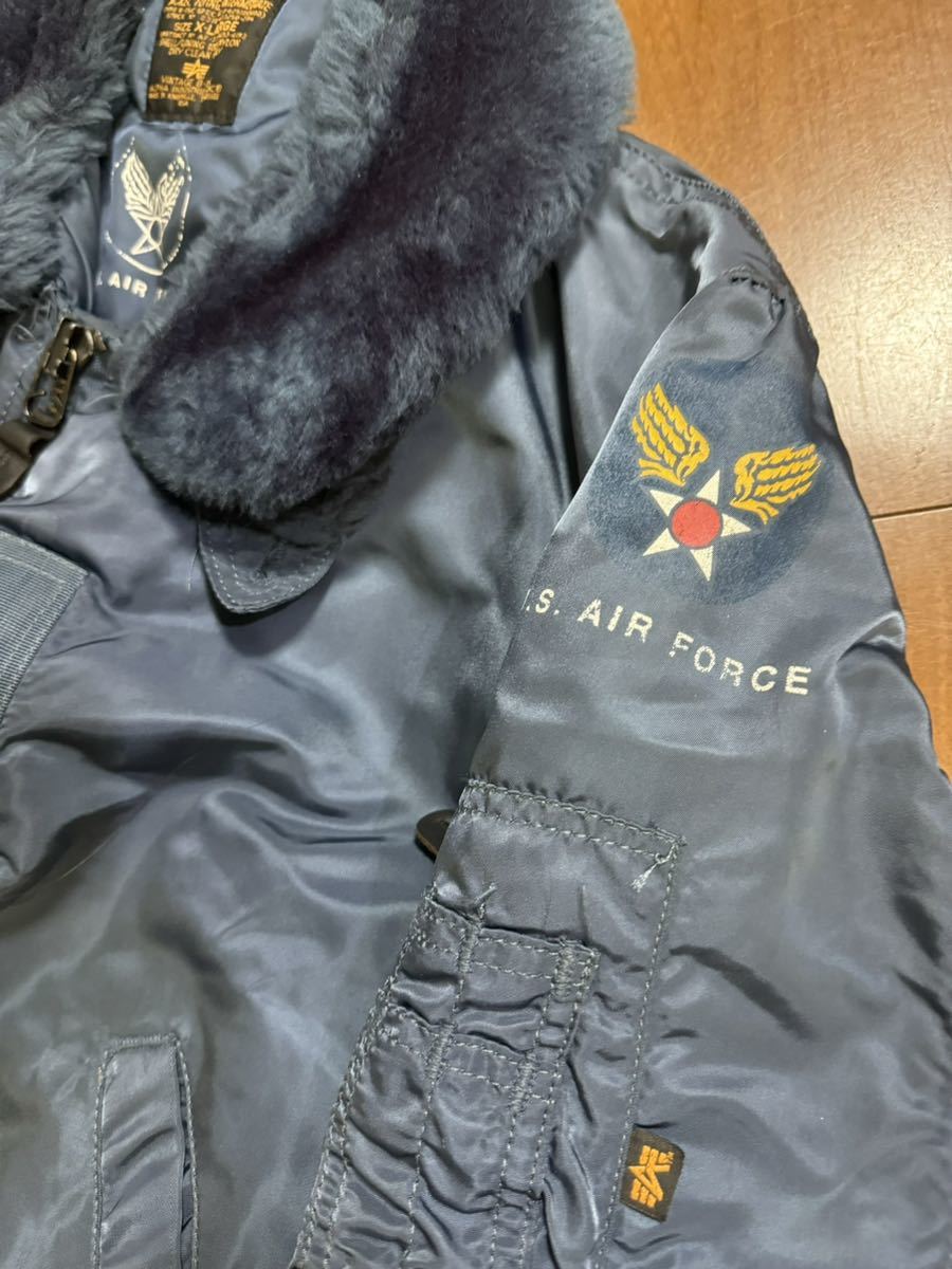 稀少 ALPHA INDUSTRIES アルファ USA製 50's復刻 B-15C フライト 稀少 ALPHA INDUSTRIES アルファ USA製 50's復刻 B-15C フライト