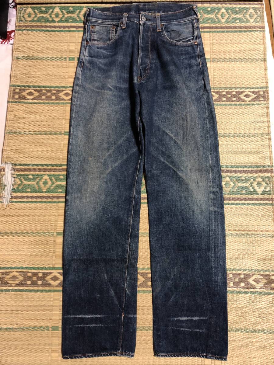 EVISe винт 2501XX W31e винт yate стиль craft морской лещ рыболовный Denim джинсы первый период старый . уголок редкий редкость снят с производства популярный American Casual casual б/у одежда 