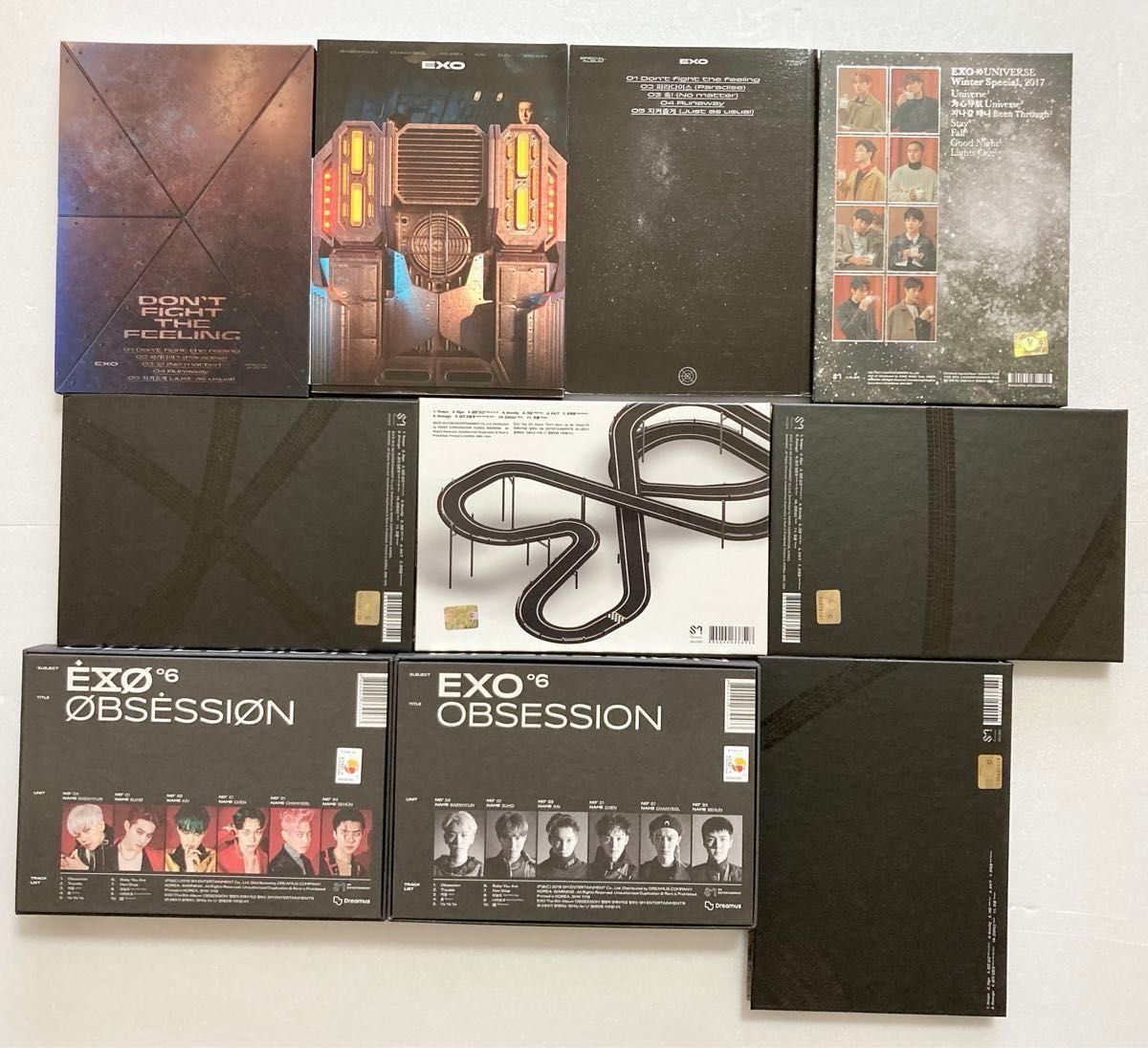 EXO  CD アルバム　まとめ売り　33枚セット　おまけ付き　CD2枚追加　K-POP 韓国　おまけ缶バッジキーホルダー付き