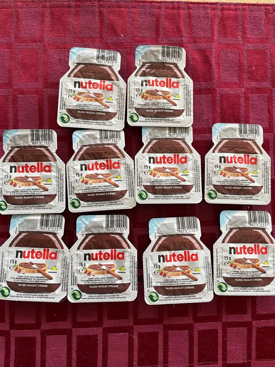 【新品未開封】 Nutella ヌテラ15g ×10個入 イタリア産