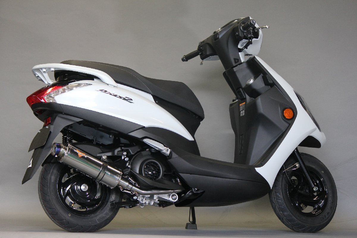 Valiente アクシスZ バイクマフラー 2BJ-SED7J O2センサー対応 デュラ ステンレス マフラー バイクパーツ バリエンテ v-202-du11_画像7